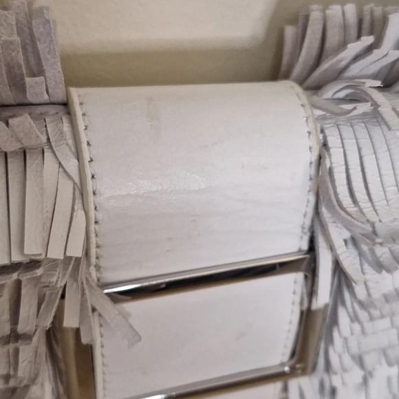 Sam Edelman Fringed Annabell mini  crossbody bag - Picture 6 of 16